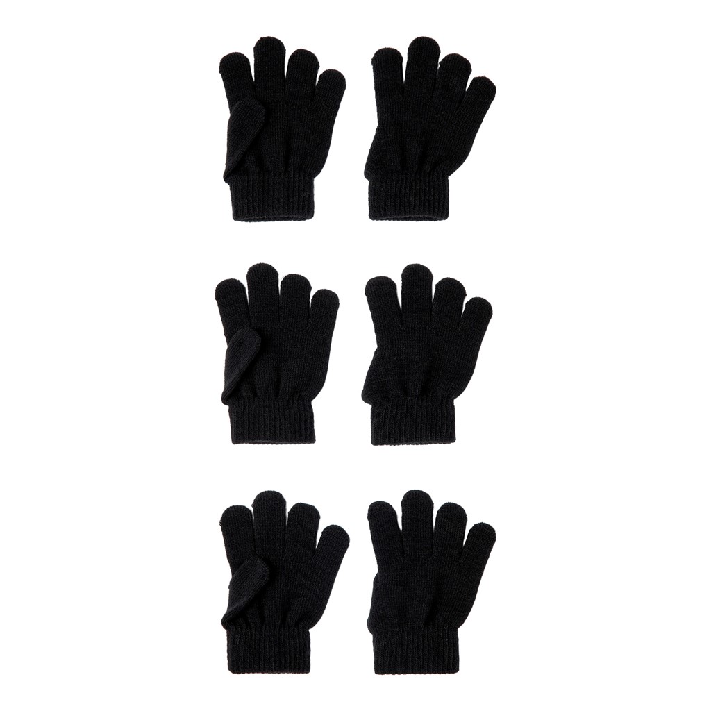 3 Pak Handsker Sort fra Name It