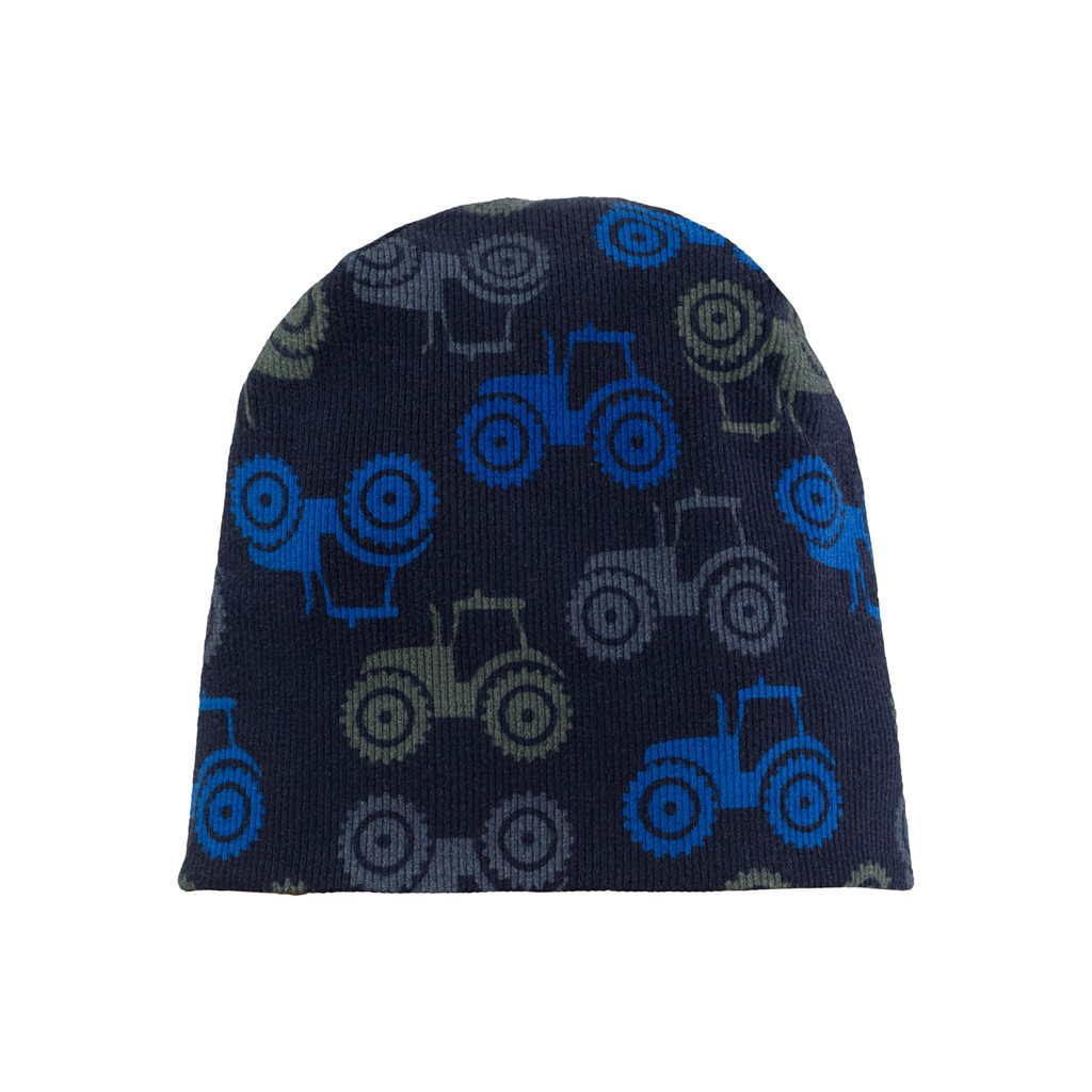 Beanie Hue Marlow Traktor Dark Sapphire fra Name It