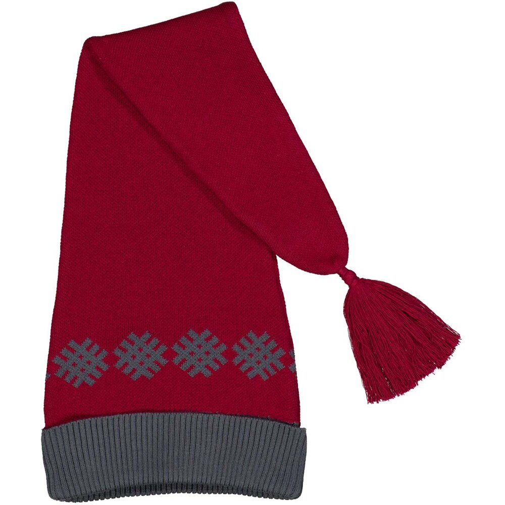 Jacquard Strikhue Med Kvast   Russet   68 74 fra Müsli