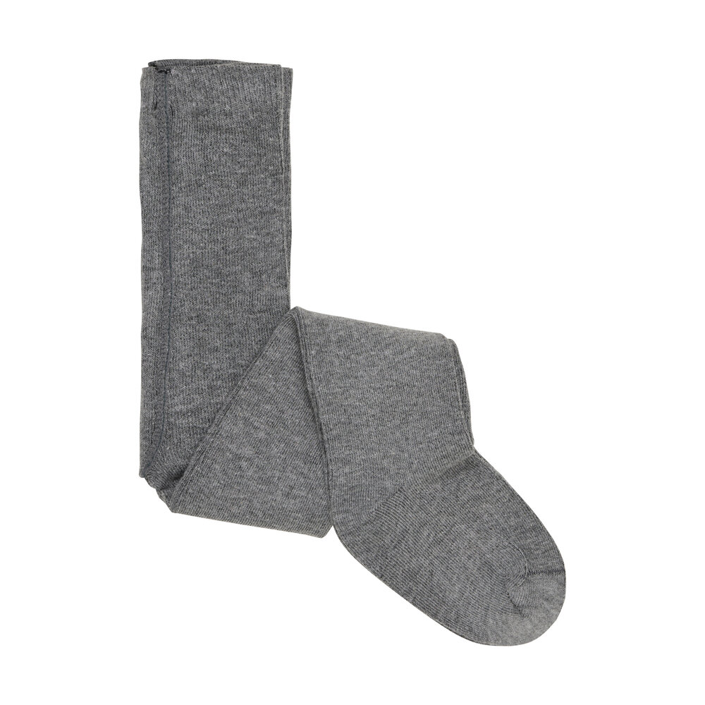 Stocking   Dark Gray Melange   116 122 fra Bekids