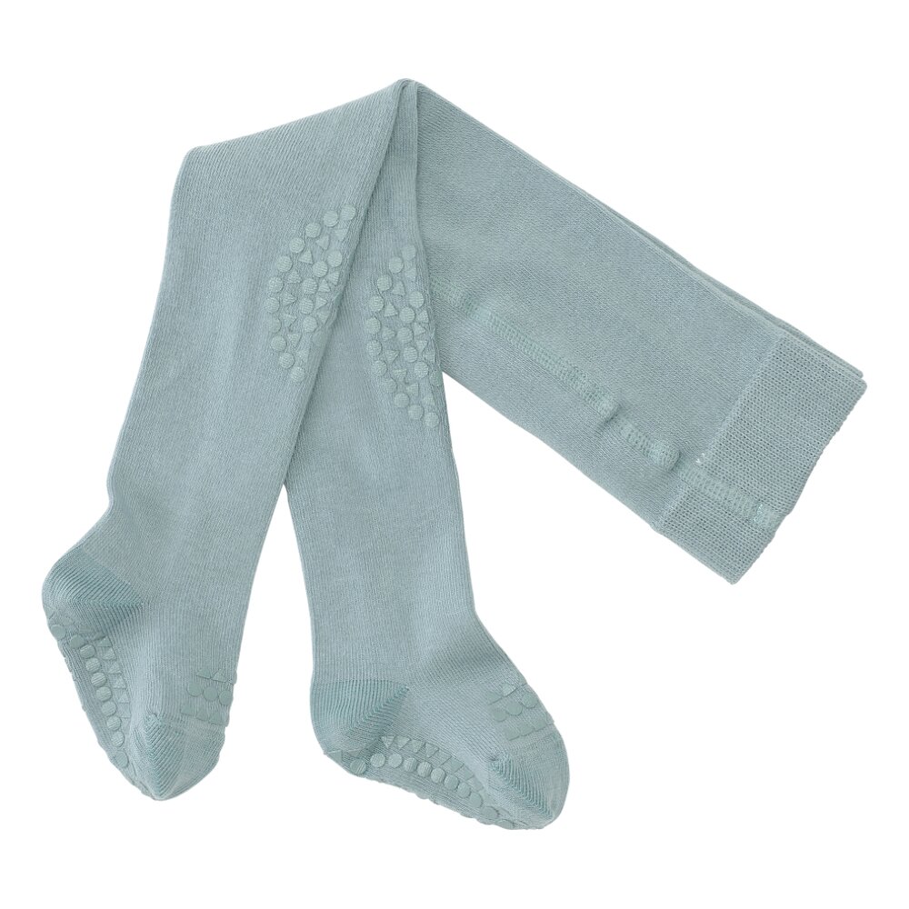Kravle Strømpebukser   Dusty Blue   12 18 Mdr. fra Gobabygo