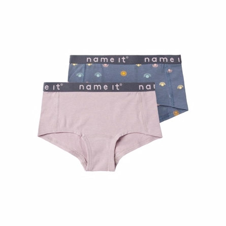 2 Pak Basis Hipsters Folkstone Gray fra Name It