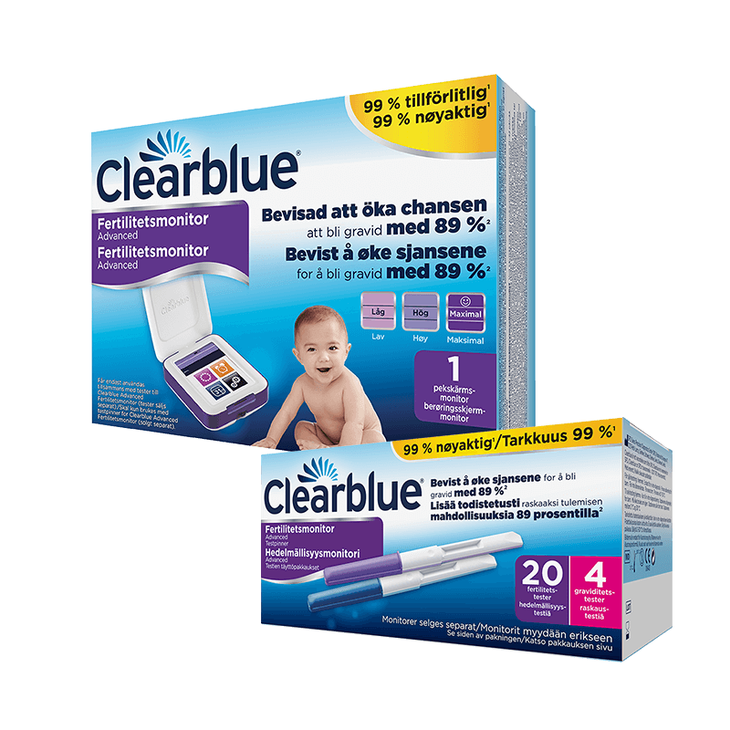 Clearblue Avanceret Fertilitetsmonitor med Testpenne