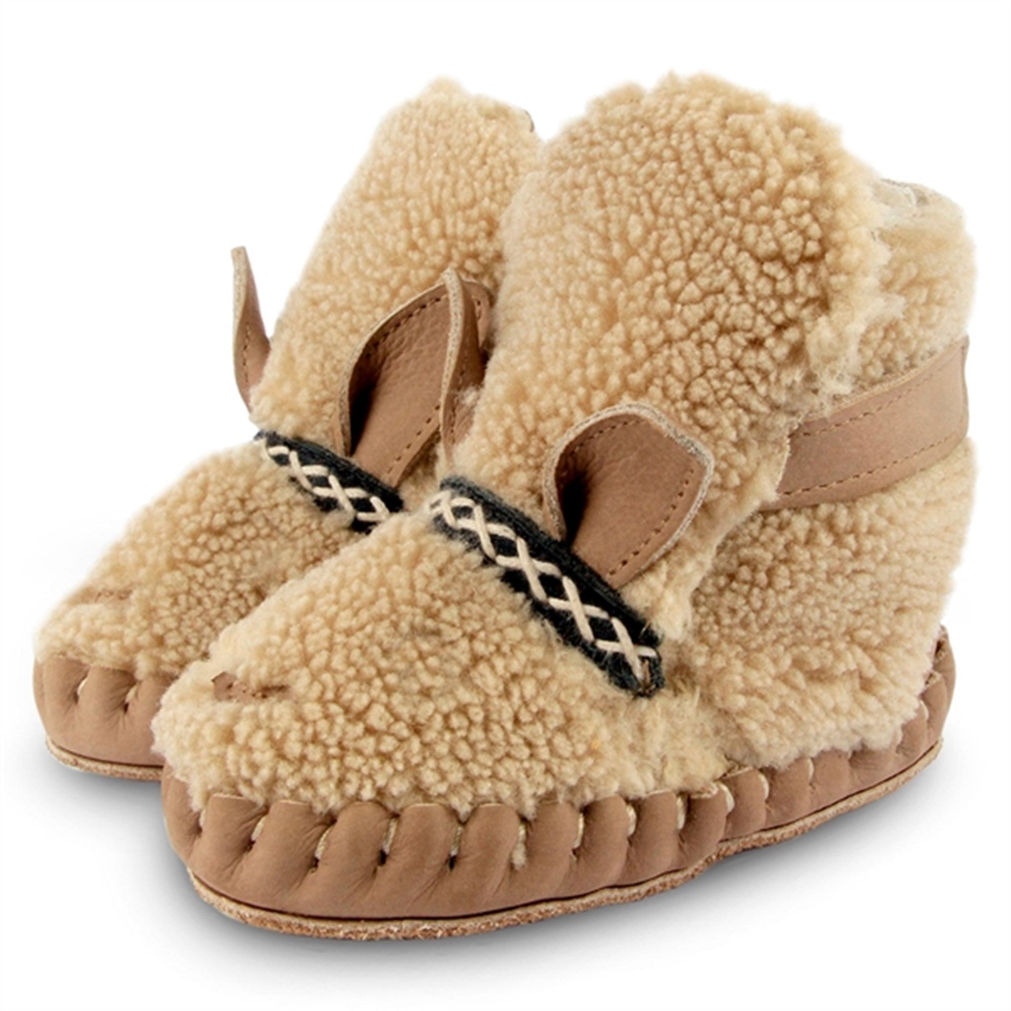 Baby Kapi Exclusive Lining Futter Alpaca Beige Curly   Str. 0 6 Mdr fra Donsje