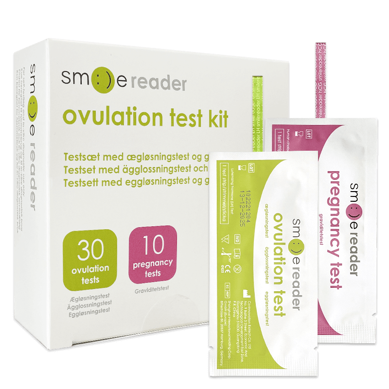 Smile Reader Testsæt: Ægløsning og Graviditetstest