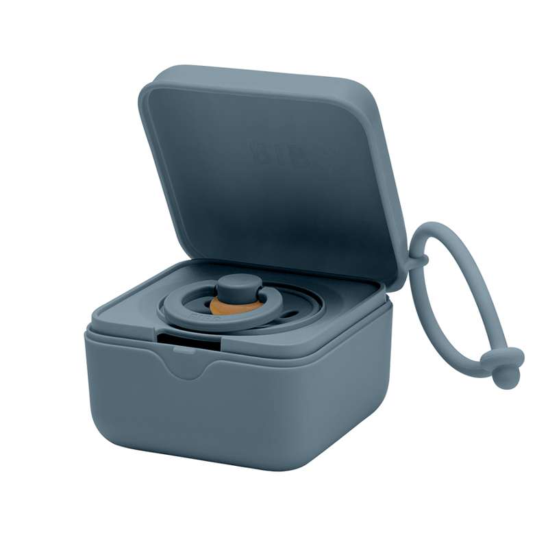 Accessories Pacifier Box   Sutteboks M. Plads Til 3 Sutter   Petrol fra Bibs