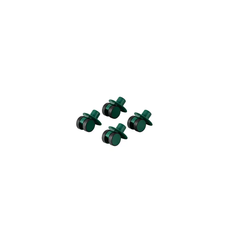 4 X Swirly Wheels Forest Green fra Modu