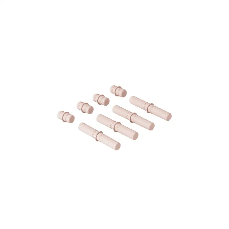 8 X Connector Pegs Soft Rose fra Modu
