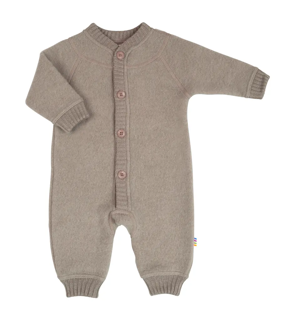 Brun Heldragt i Uld fra Joha - Økologisk Merino Wool