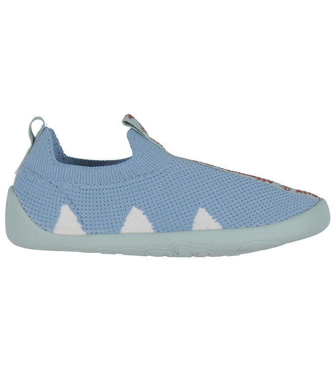 Affenzahn Blå Slipper Knit Flinky Shark - Fantastisk Tilbud!