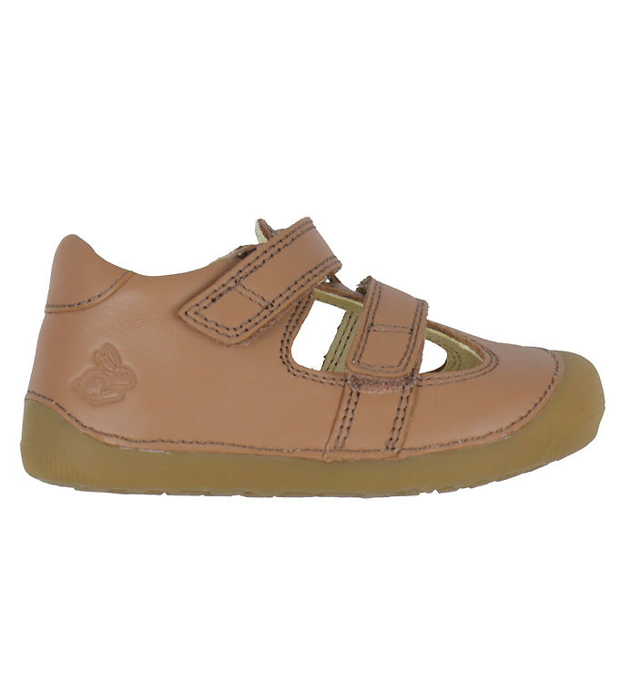 Begyndersandaler   Petit Summer   Cognac fra Bundgaard