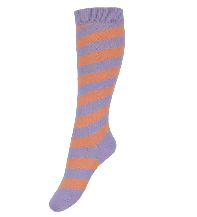 Knæstrømper Candy Stripe Daybreak fra Melton - Tilbud!