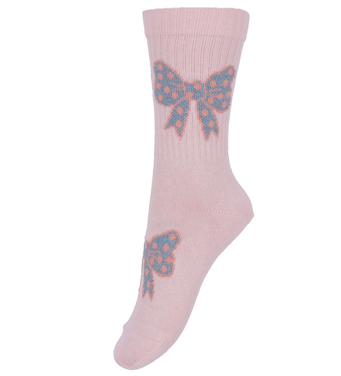 Strømper   Bows   Crystal Pink fra Melton