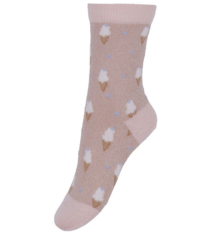 Strømper   Ice Cream Glitter   Alt Rosa fra Melton