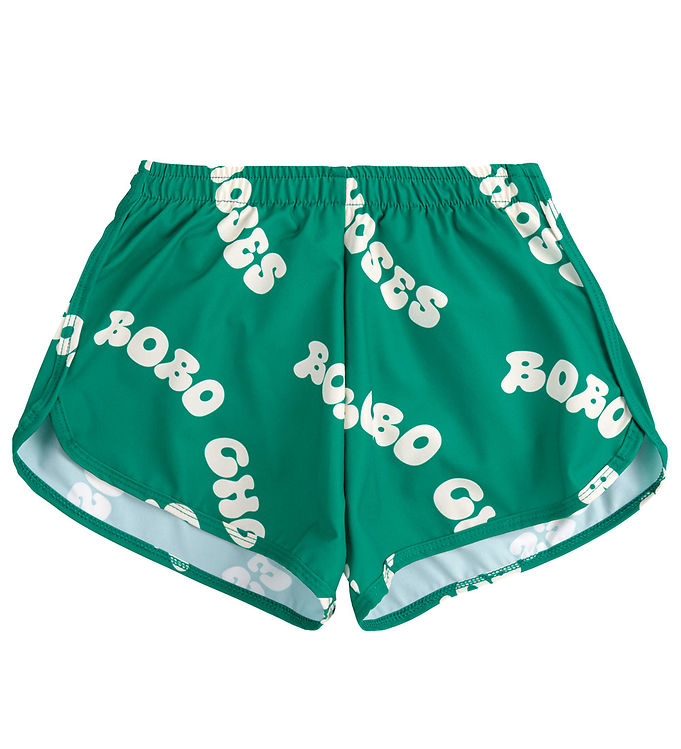 Bobo Choses Badeshorts Wavy i Grøn - Badetøj til børn