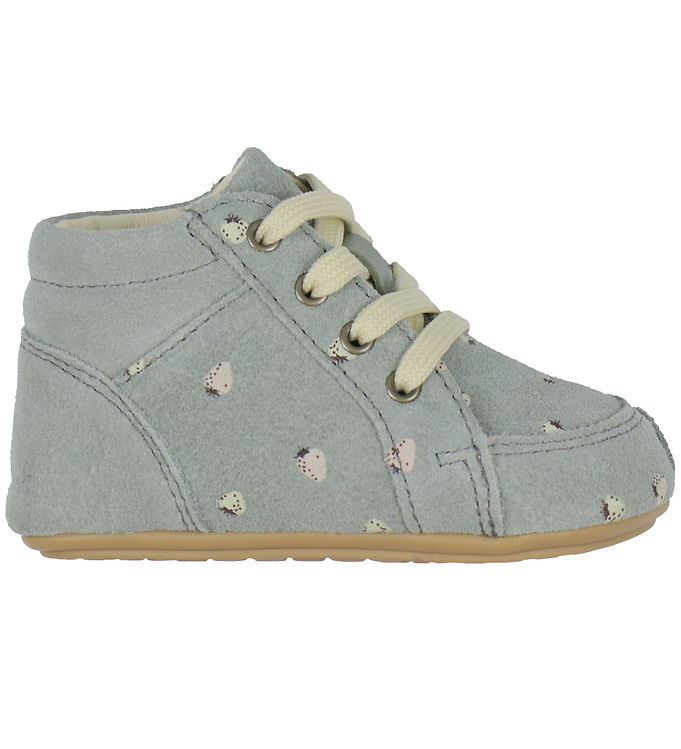 Begyndersko Prewalker Lace Strawberries fra Bundgaard