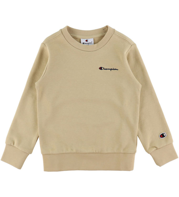 Beige Champion Crewneck Sweatshirt til Børn