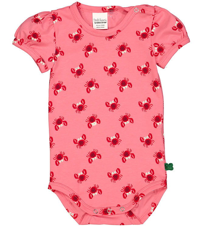 Body L æ   Crab Puff   Pink  Red  Navy fra Freds World