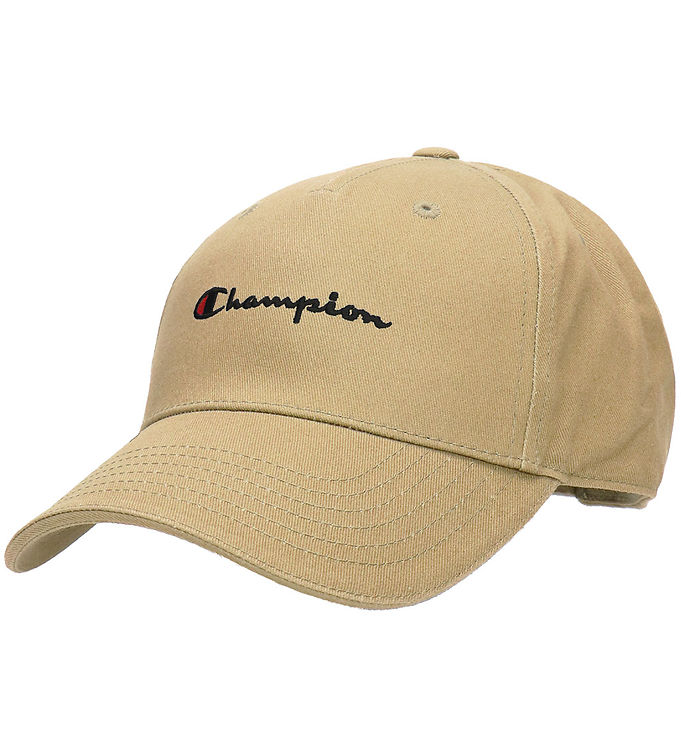 Champion Baseball Kasket i Beige med Logo - Tilbud!