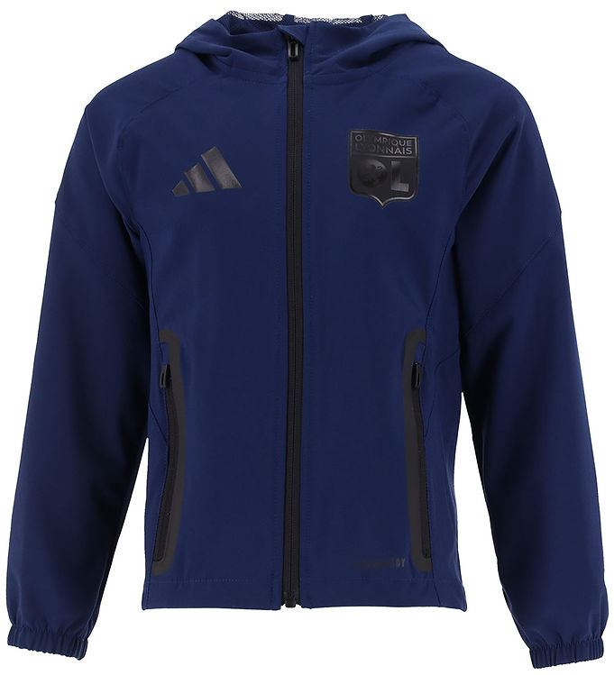 Adidas Performance Cardigan Olympique Lyonnais Navy Blå