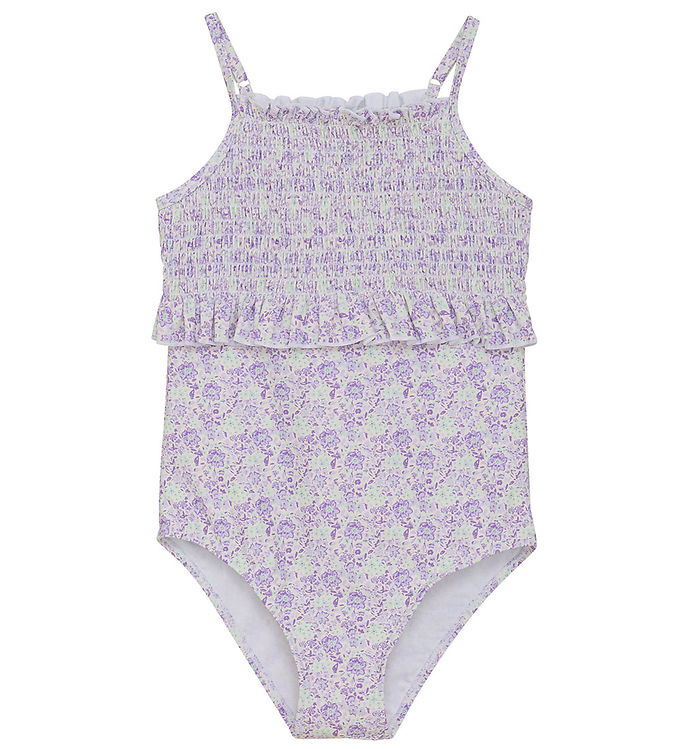 Badedragt med blomsterdesign fra Creamie - Orchid Petal