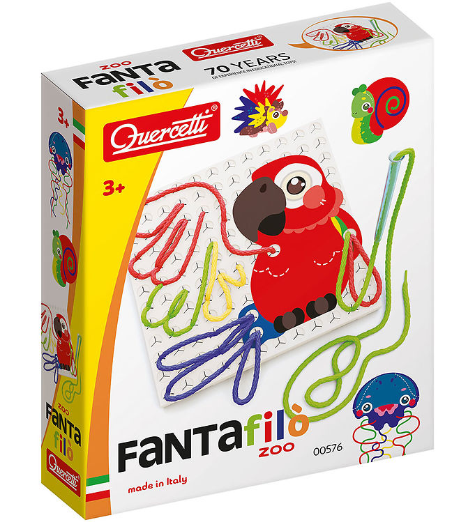 Kreativt Kreasæt Fanta Filo Zoo fra Quercetti