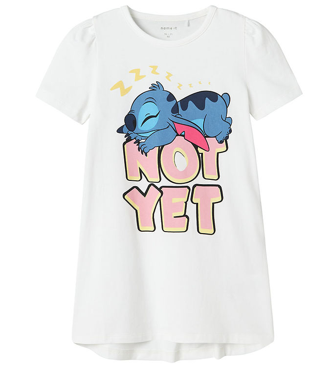 Natkjole Nmfasta Stitch i Cameo Pink fra Name It