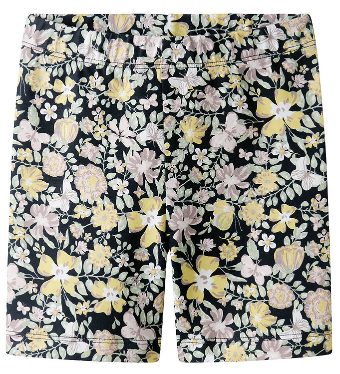 Cykelshorts Nmfvayo med blomster i navy fra Name It
