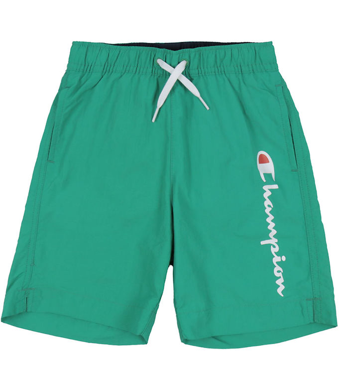 Champion Badeshorts i Grøn med Logo - Fantastisk Tilbud!