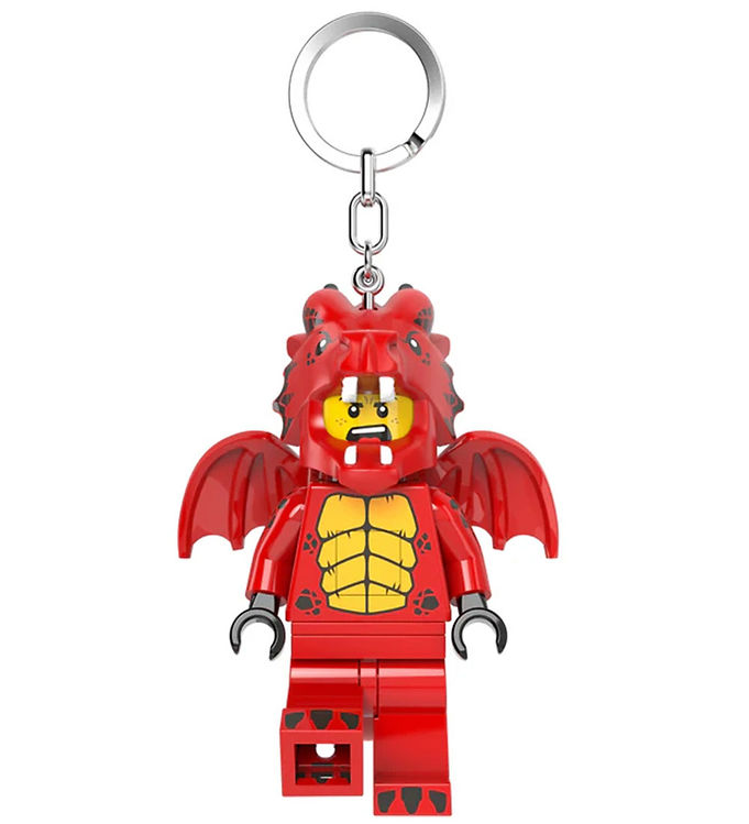 Legoâ® Nøglering M. Lommelygte   Dragefyr fra Euromic