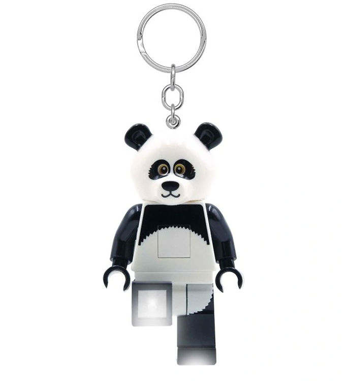 Lego® Nøglering med Lommelygte - Pandafyr Tilbud