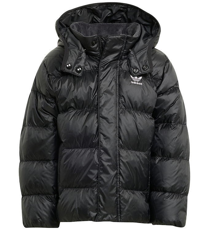 Adidas Originals Dunjakke i Sort/Hvid - Fantastisk Tilbud!