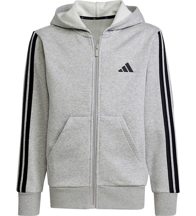 Adidas Performance Cardigan til børn - Mørkegrå/Sort tilbud