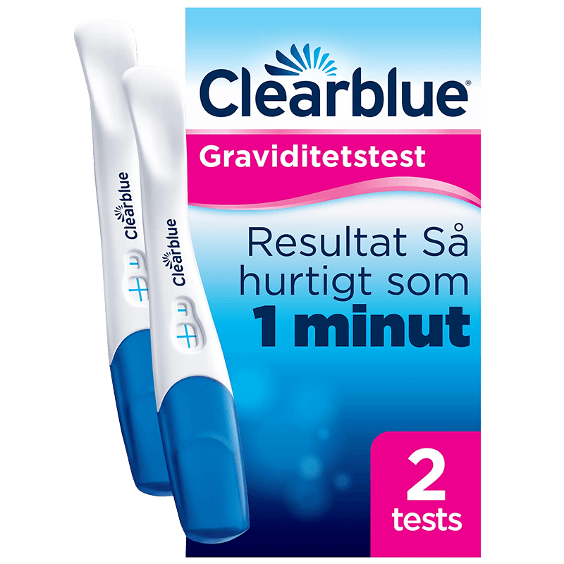 Clearblue Graviditetstest - Hurtig Påvisning 2 Stk.
