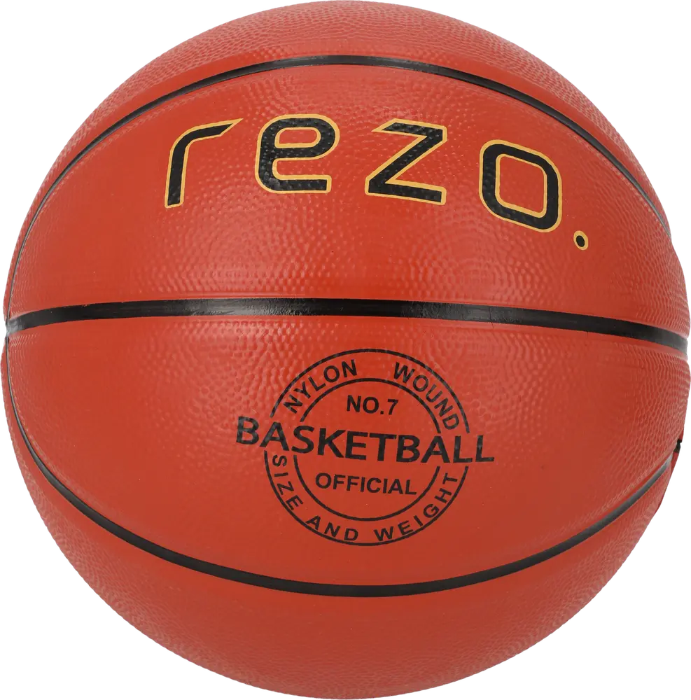 Rezo Gummi Basketball Str. 5 - Perfekt til Indendørs og Udendørs Spil