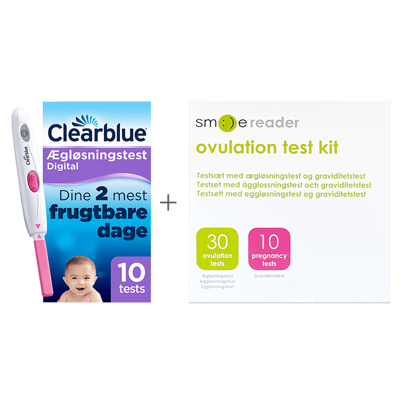 Clearblue Ægløsningstest & Smile Reader - Spar 195 kr.
