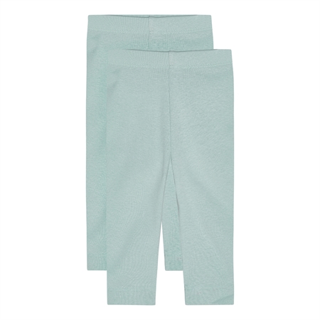 2 Pak Pastel Blå Leggings fra Birkholm – Komfortabelt Sæt
