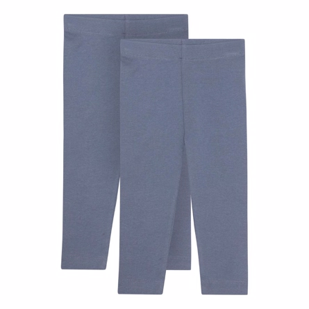 2-Pak Lys Blå Leggings fra Birkholm - Fantastisk Tilbud!