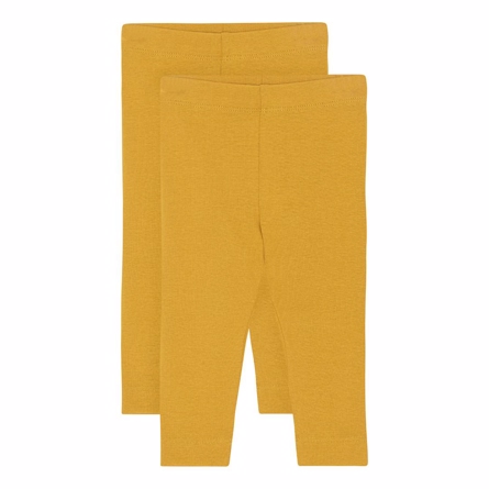 2 Pak Gule Leggings fra Birkholm - Fantastisk Tilbud!