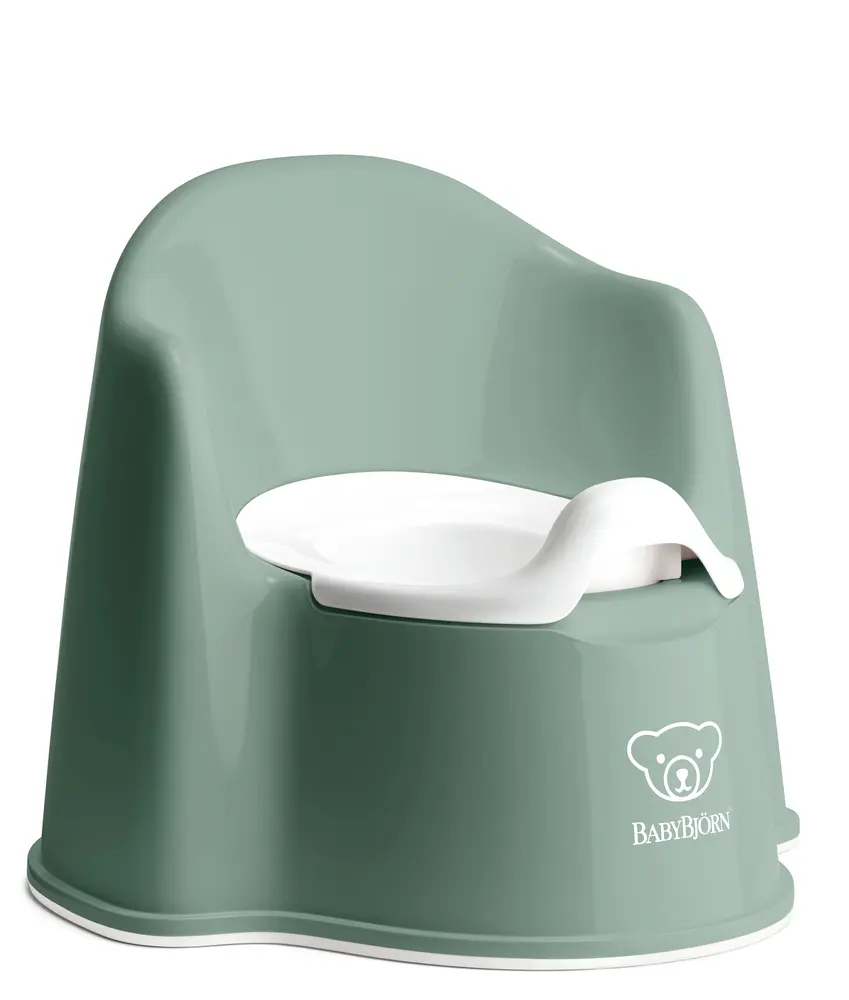 BabyBjörn Pottestol i Grågrøn - Ergonomisk design