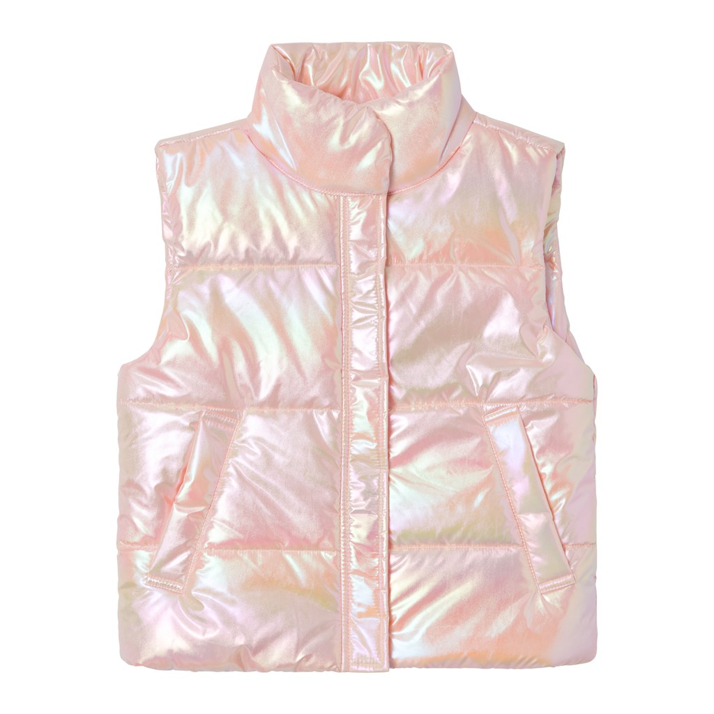 Folie Vest Mastar i Peach Parfait fra Name It