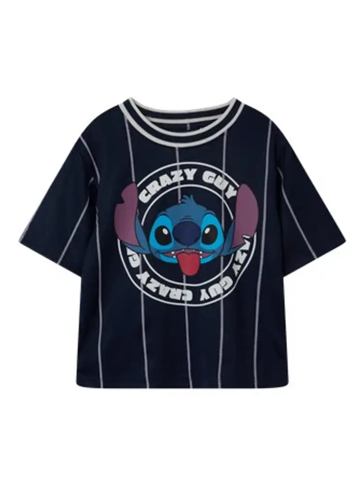 Ariz Stitch T-shirt i Navy Blazer - Fantastisk tilbud!