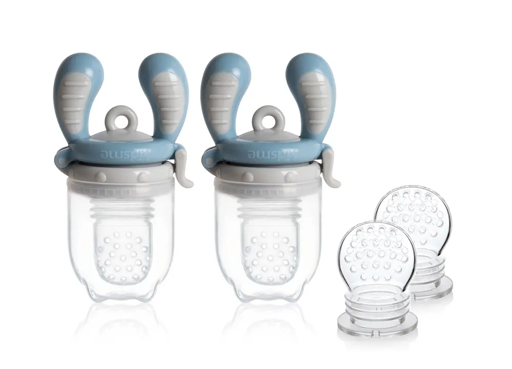 Foodfeeder Startpakke 2 Pk Azure fra Kidsme - Sikker madintroduktion