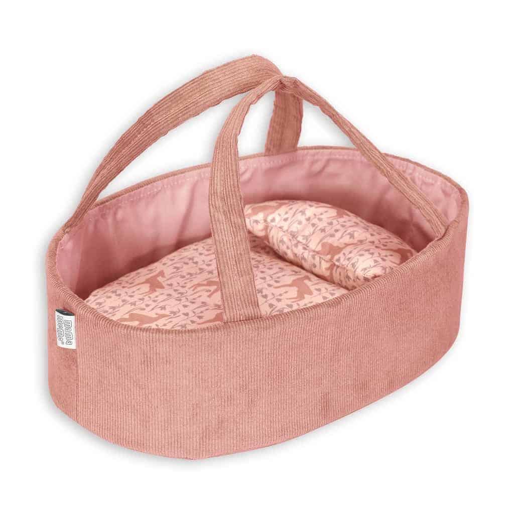 Dukkelift 35 Cm Fløjl   Rosa fra Mamamemo Dolls