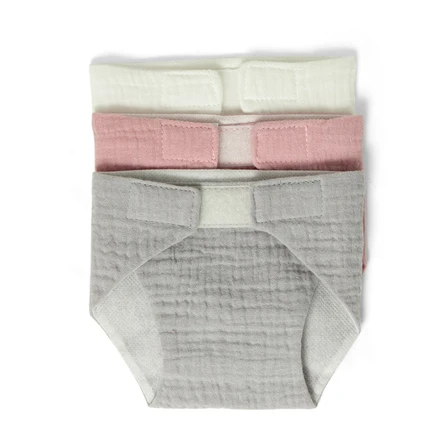 Dukkebleer I Stof 3 Stk   Farvet fra Mamamemo Dolls