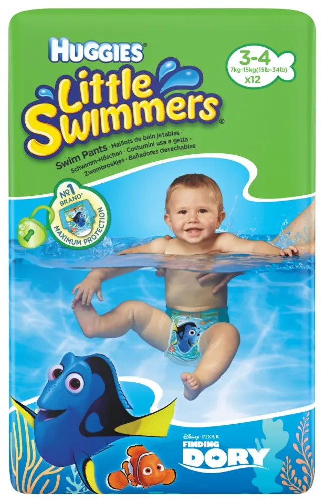 Huggies Little Swimmers Svømmebleer - 12 stk. til vandleg