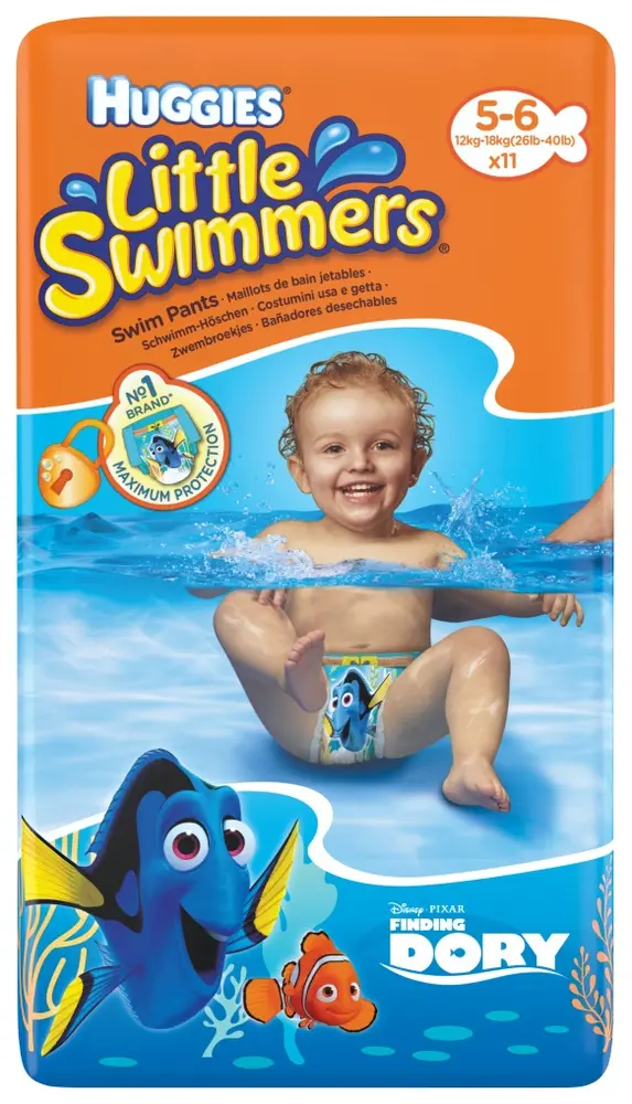 Huggies Little Swimmers Svømmebleer - Sikkerhed i Vandet