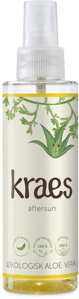 KRAES Aftersun Gel med Økologisk Aloe Vera - 150 Ml