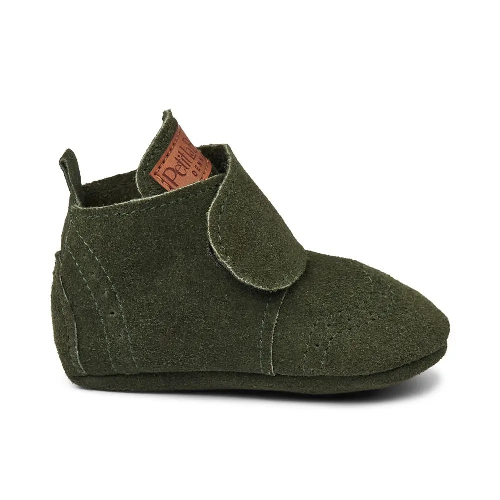 Baby Futter   Hjemmesko   Olive   18 fra Petit La Busch