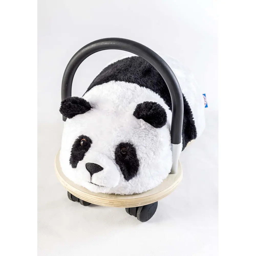 Panda Plysdyr, Lille - Sjov og Sikker Leg med Wheely Bug